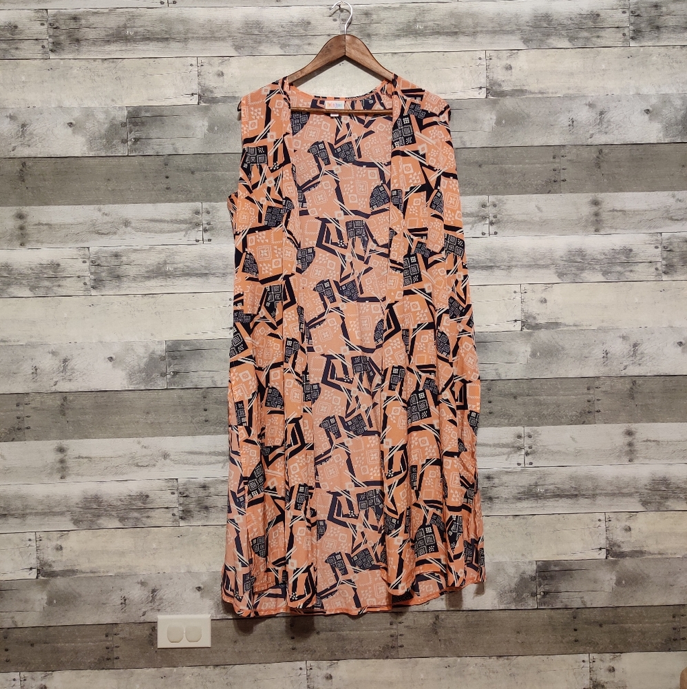 NWT sz M Lularoe Joy Vest Sleeveless Southw